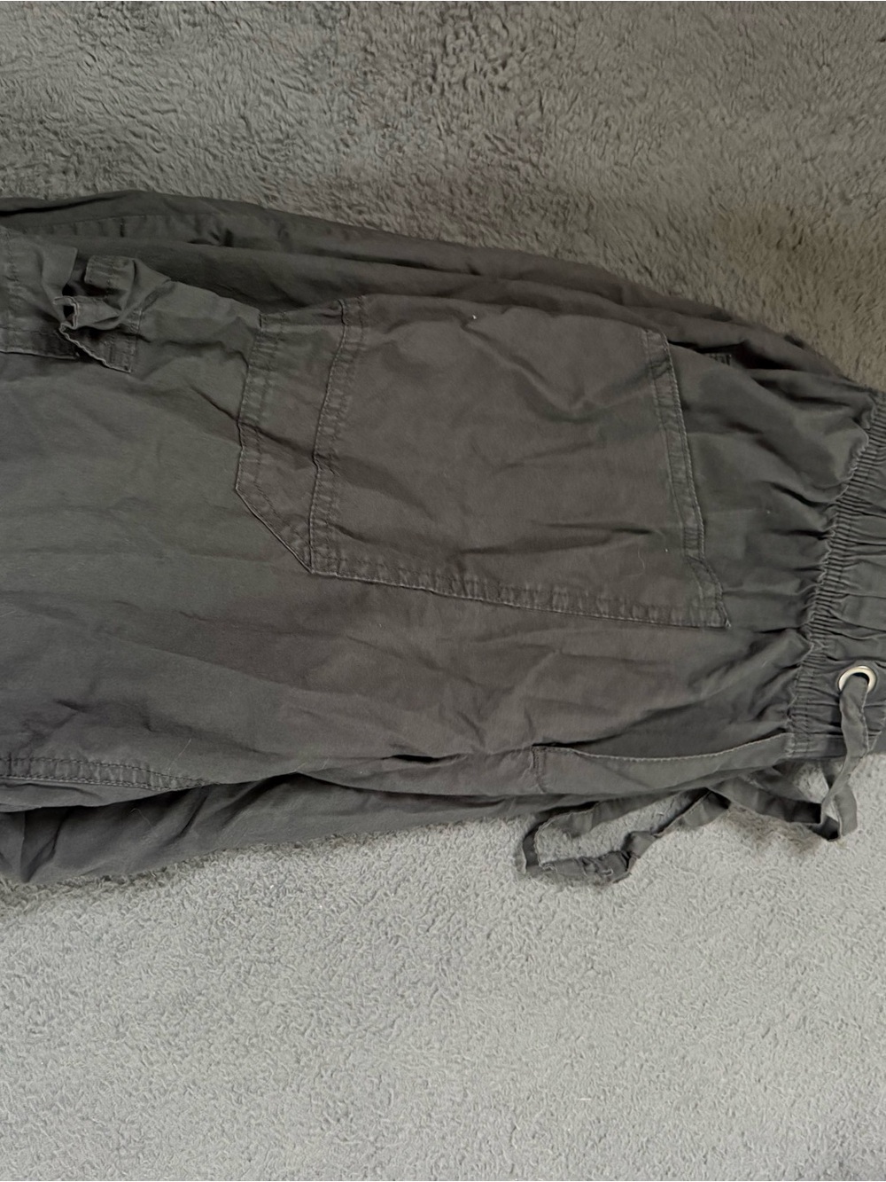 Women’s Dark Gray Cargo Pants